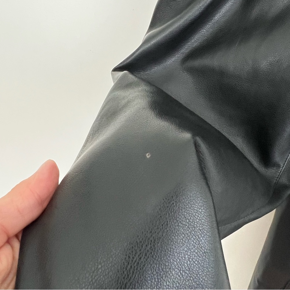 Anthropologie Avec Les Filles Tyler Paperbag Faux Leather Pants - Picture 11 of 11